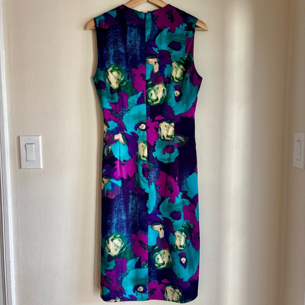Lauren By Ralph Lauren Floral Silky Midi Dress - Picture 4 of 5